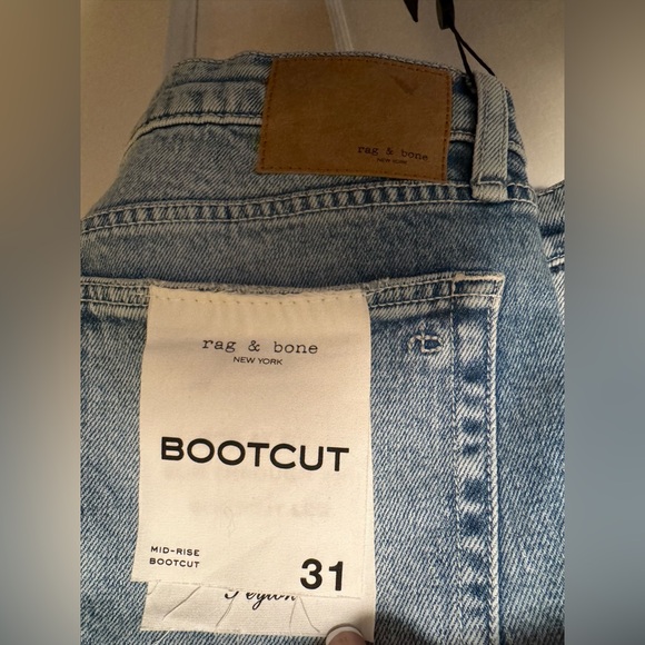 rag & bone Denim - NWT Rag & Bone Peyton Mid-Rise Blue Bootcut Jeans 31/30